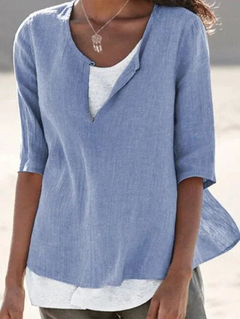 Casual Layered Blouse for Women | Summer
