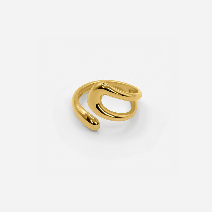 Sculptural Gold Ring – A Modern Highlight for Your Look