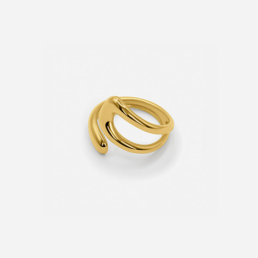 Sculptural Gold Ring – A Modern Highlight for Your Look