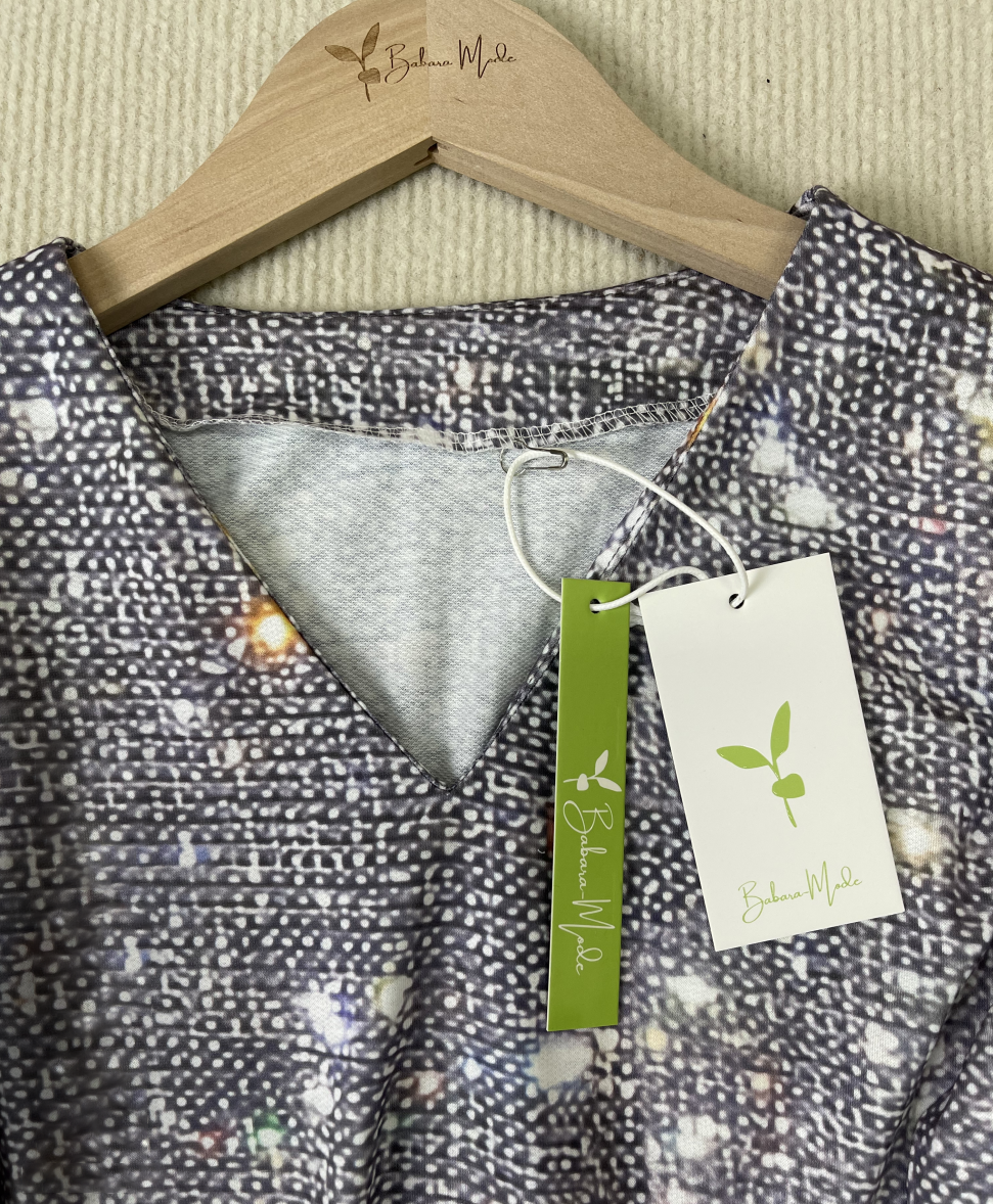 Elaina | Women's Sparkling Glitter Blouse | Long Sleeve