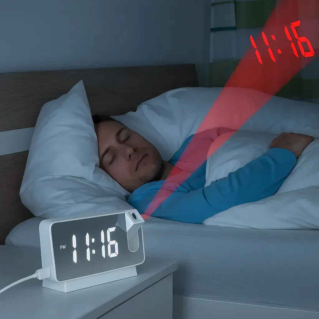 ClockCast™ Convenient Night Projection