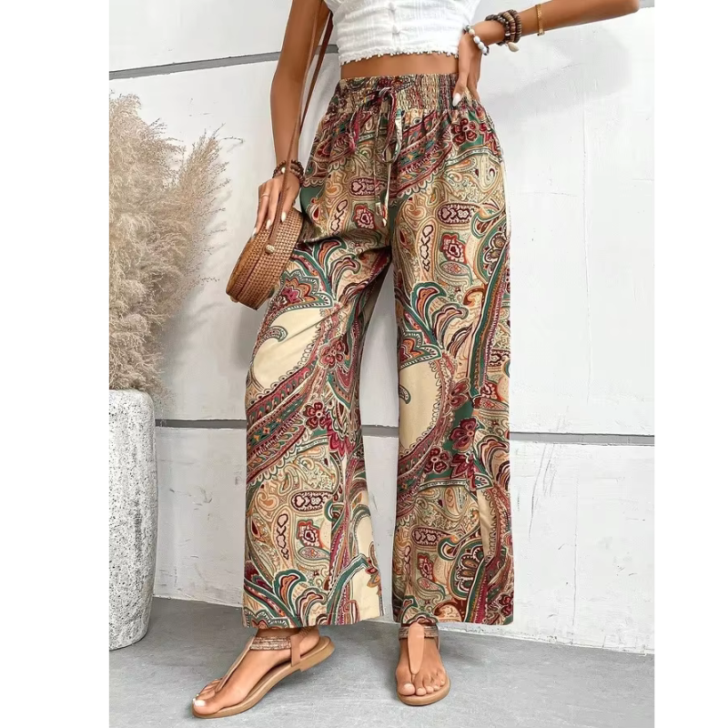 Women's Boho Style Pants | Wide Leg