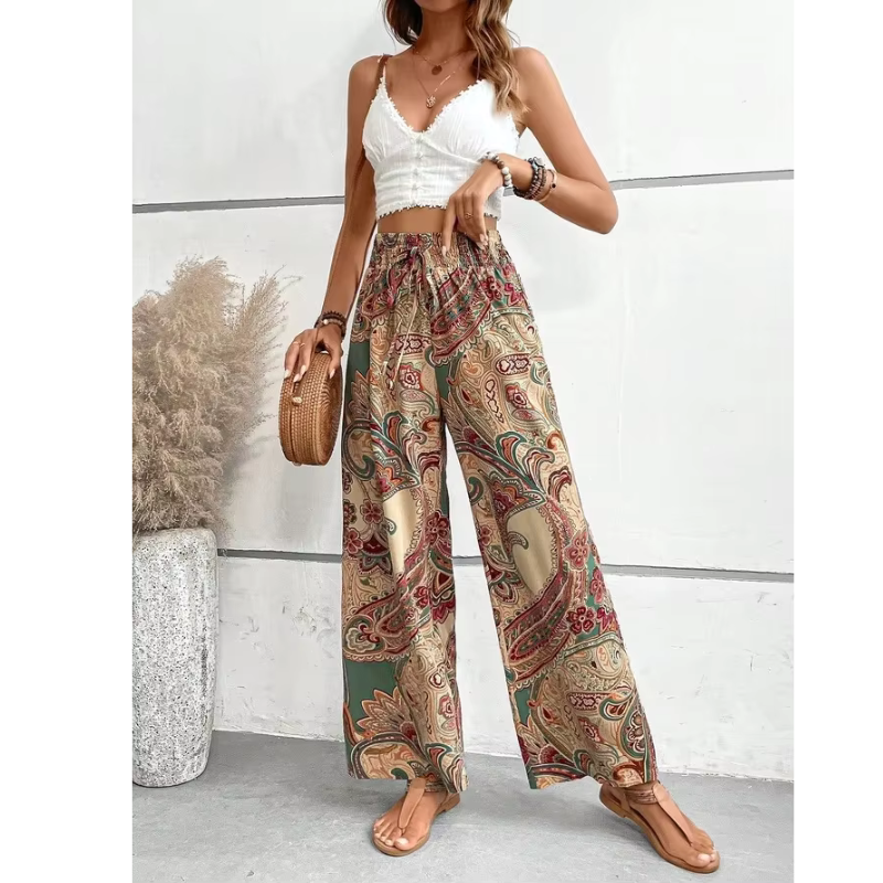 Women's Boho Style Pants | Wide Leg