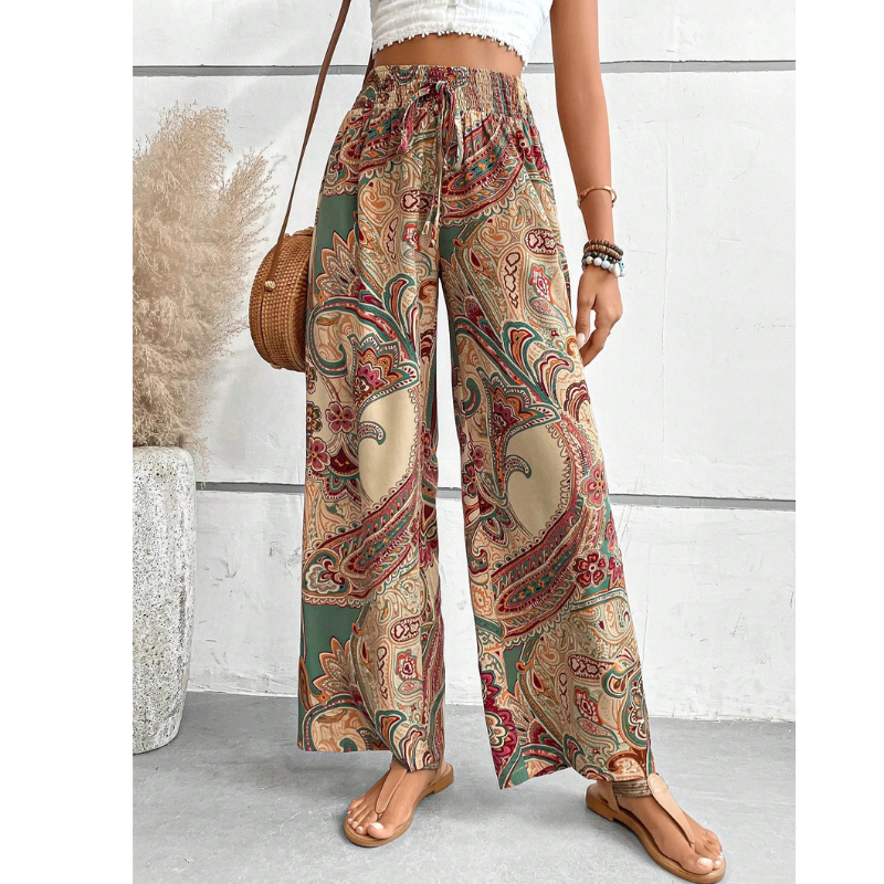Women's Boho Style Pants | Wide Leg