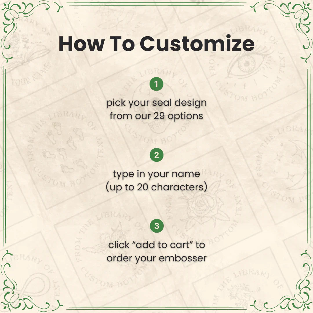 BookStamp™ Custom Craft Finish