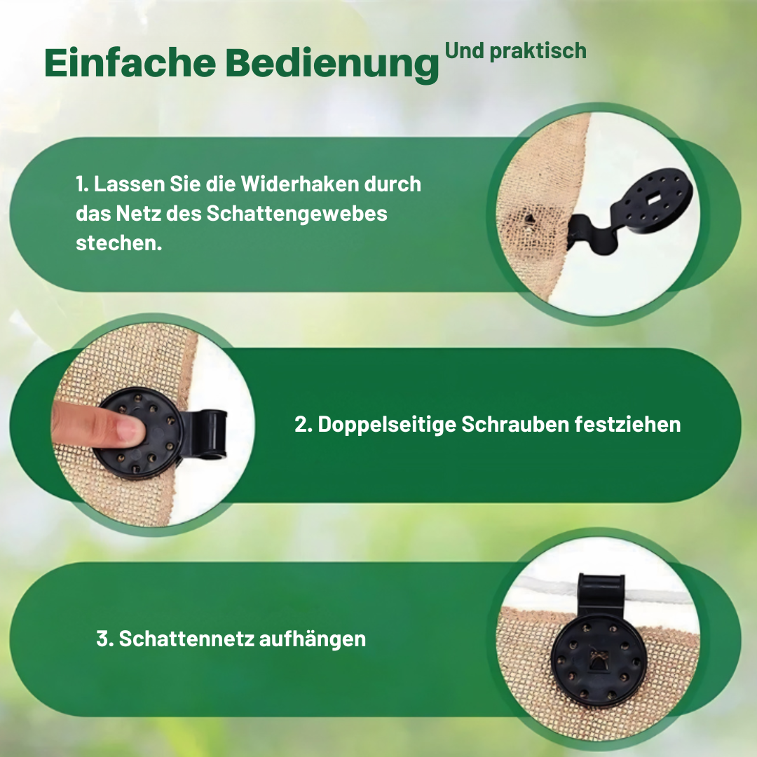 LockHooks™ Effortless Net Fastening