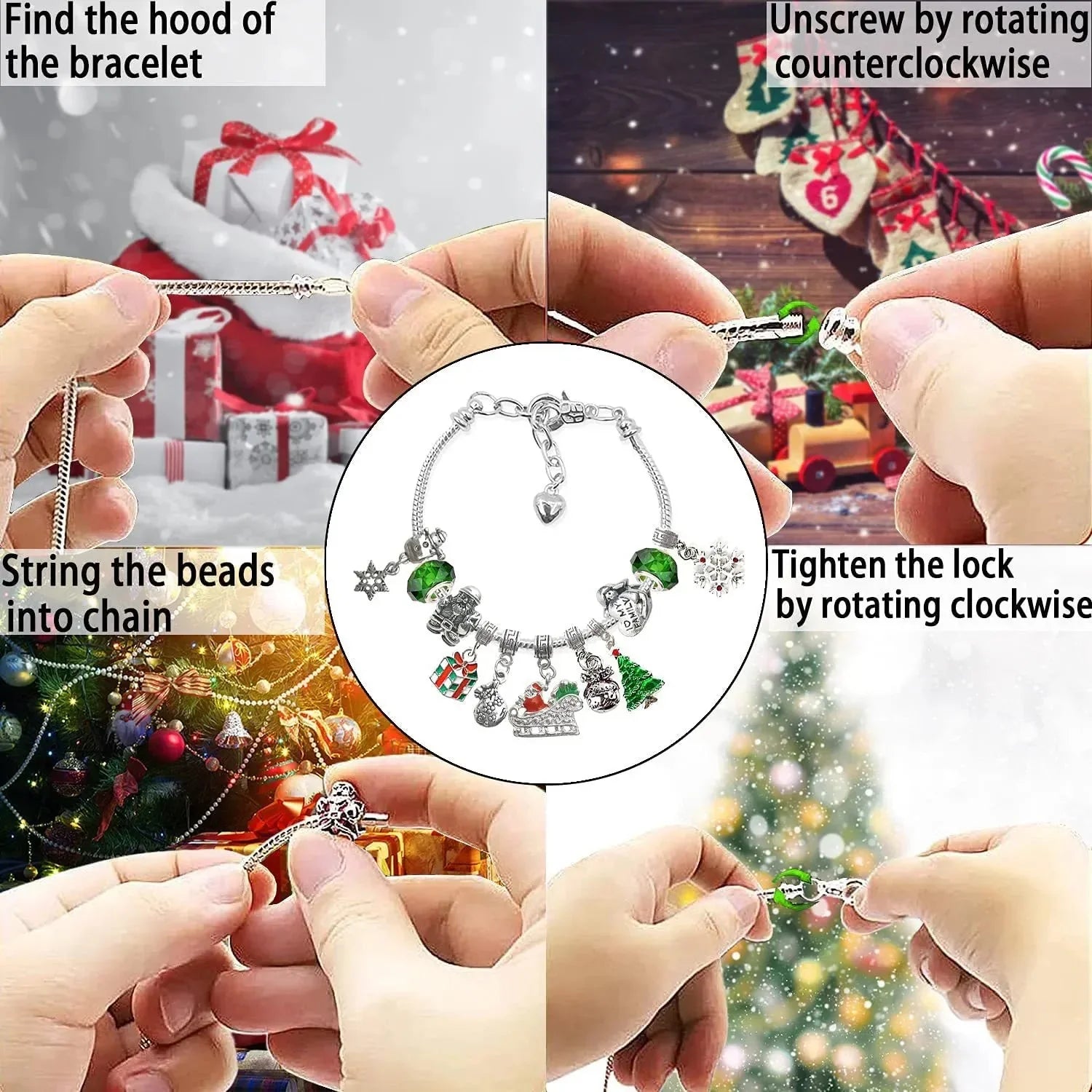 FestiveBracelet™ Charm-Filled Countdown