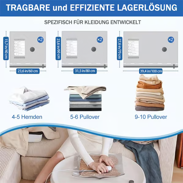 VacPack™ Maximize Storage Space