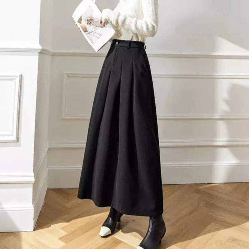 Pleated Skirt with High Waist for Women | Casual