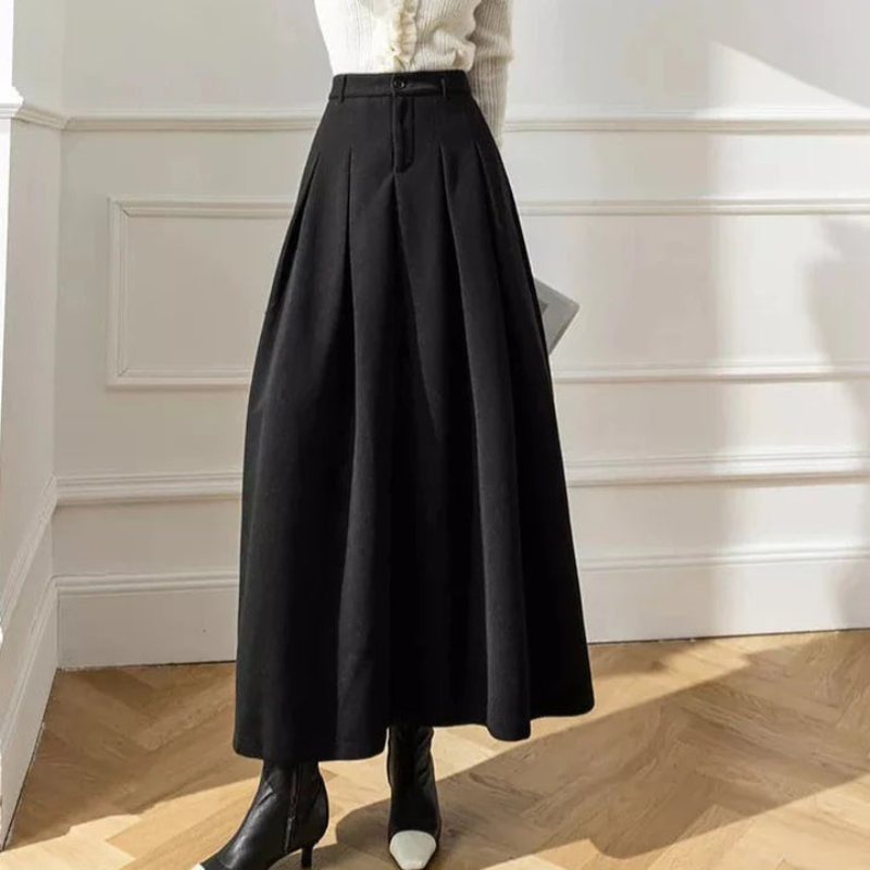 Pleated Skirt with High Waist for Women | Casual
