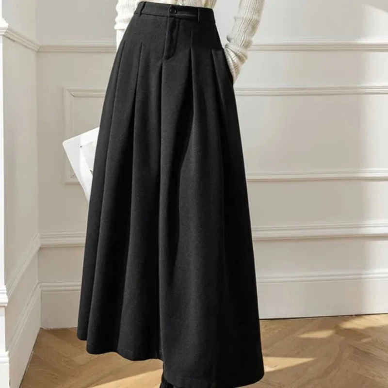 Pleated Skirt with High Waist for Women | Casual