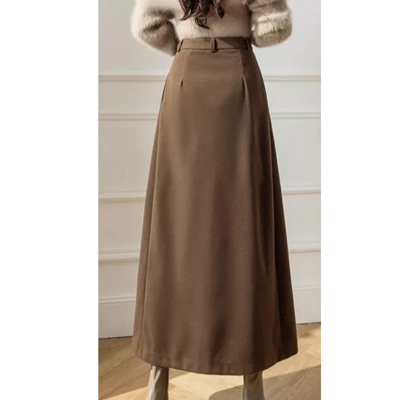 Pleated Skirt with High Waist for Women | Casual