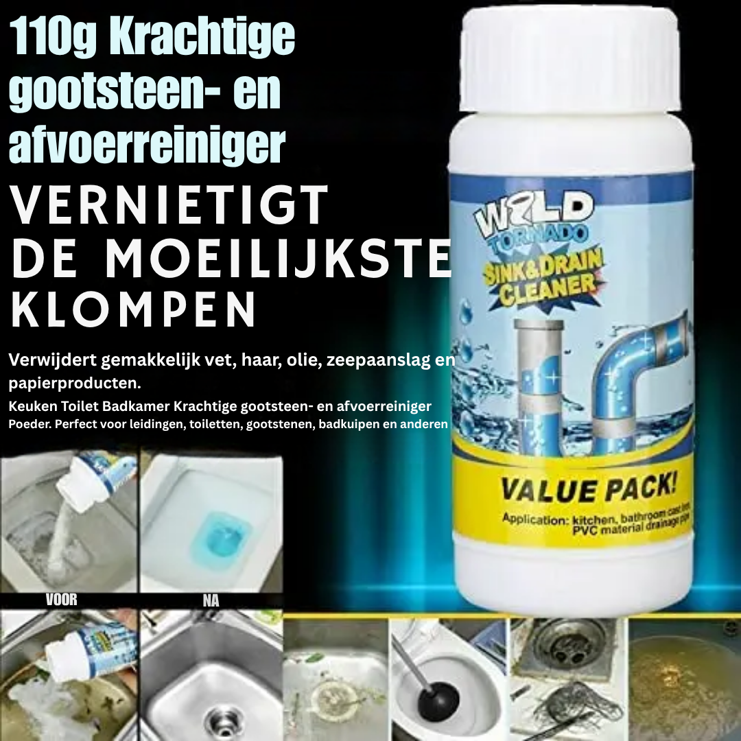 DrainSurge™ Unclogs Drains Instantly