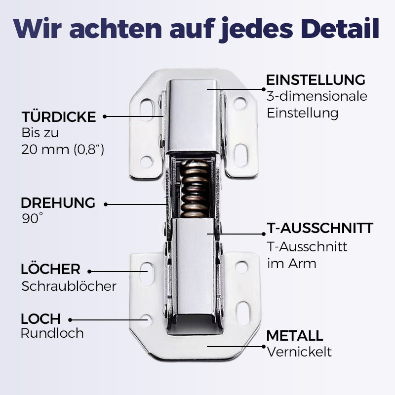 EasyHinge™ Seamless Cabinet Function