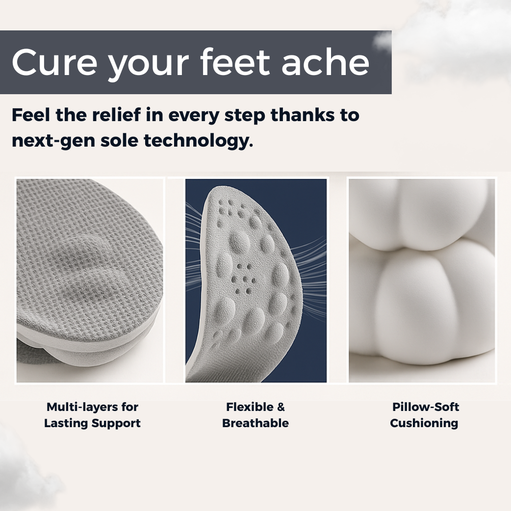 StrideAid™ Cloud‑Like Foot Comfort