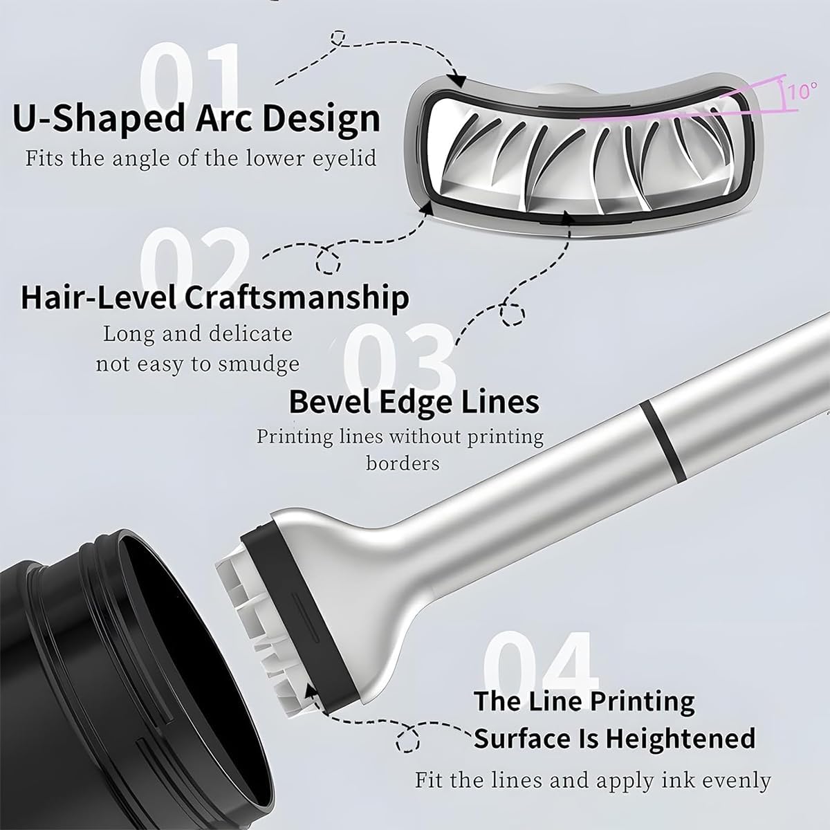 FlickStamp™ Perfect Winged Look