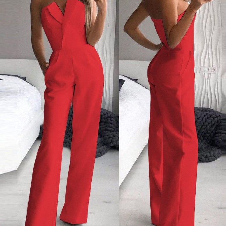 Elegant Women's Formal Jumpsuit