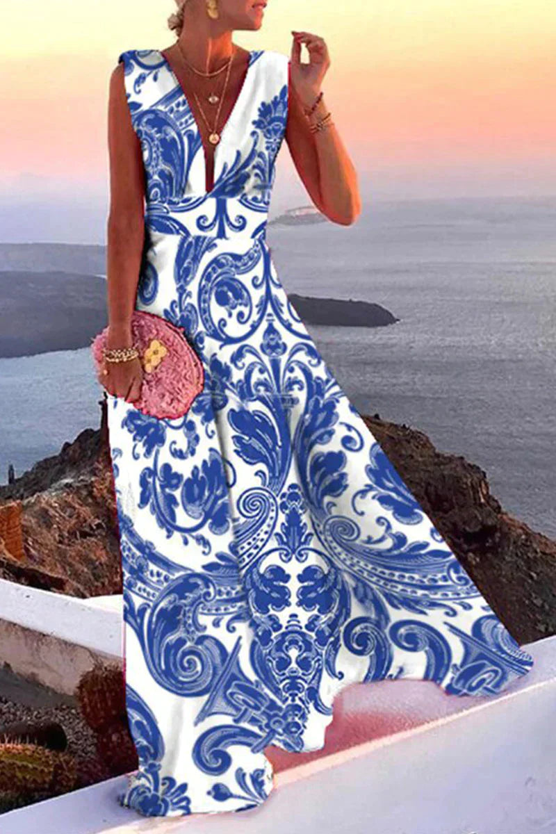 Bibiana | Elegant Flowing Women's Summer Dress