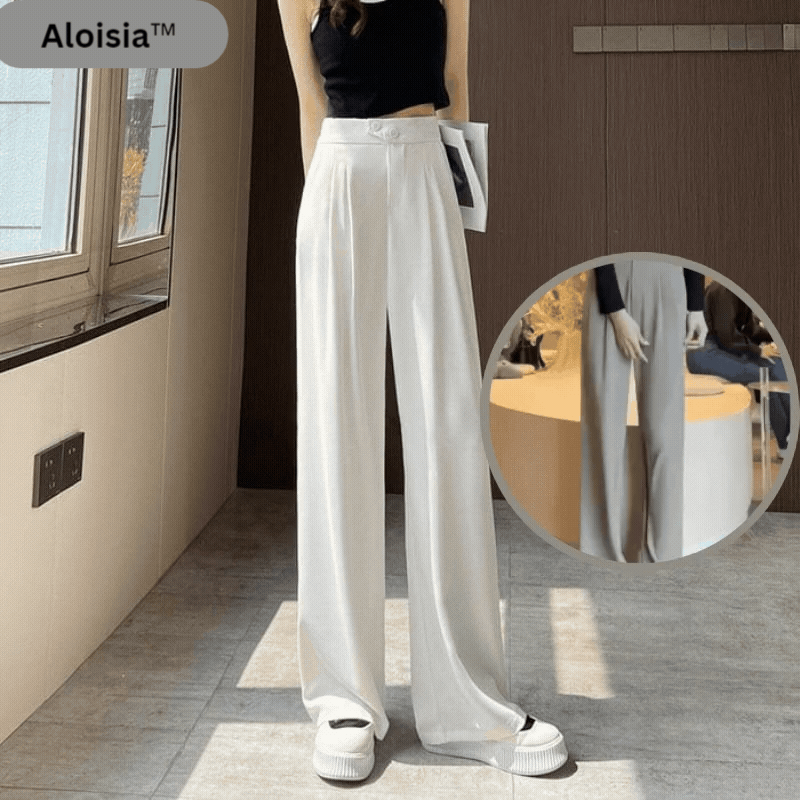 Aloisia™ Wide-Leg High-Waisted Pants