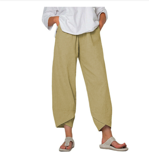 Light Shortened Pants for Women | Summer