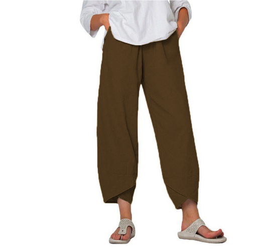 Light Shortened Pants for Women | Summer