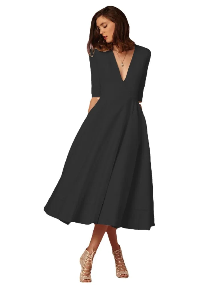 Elegant Evening Dress for Women | Midi