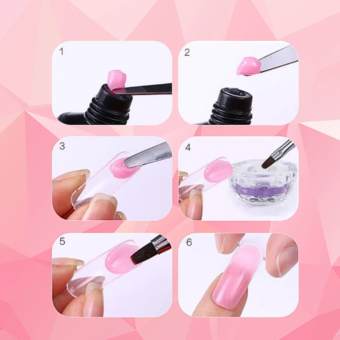 PolyGlam™ Quick Nail Transformation