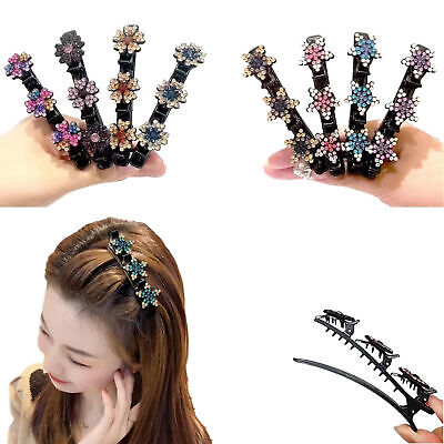 GemClips™ Stone Braided Hair Clips