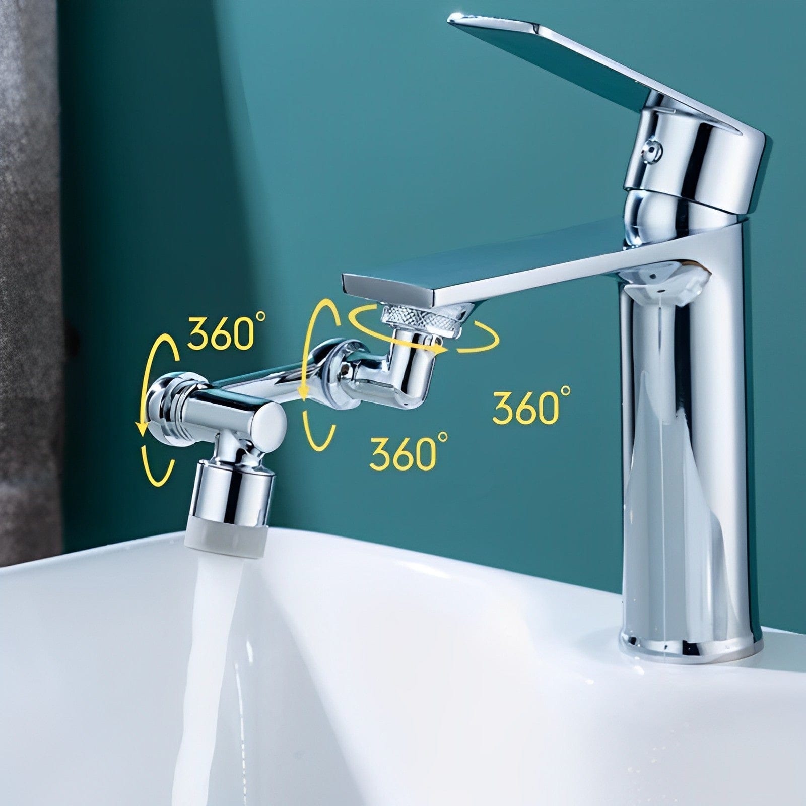 TwistFlow™ Adjustable Water Direction