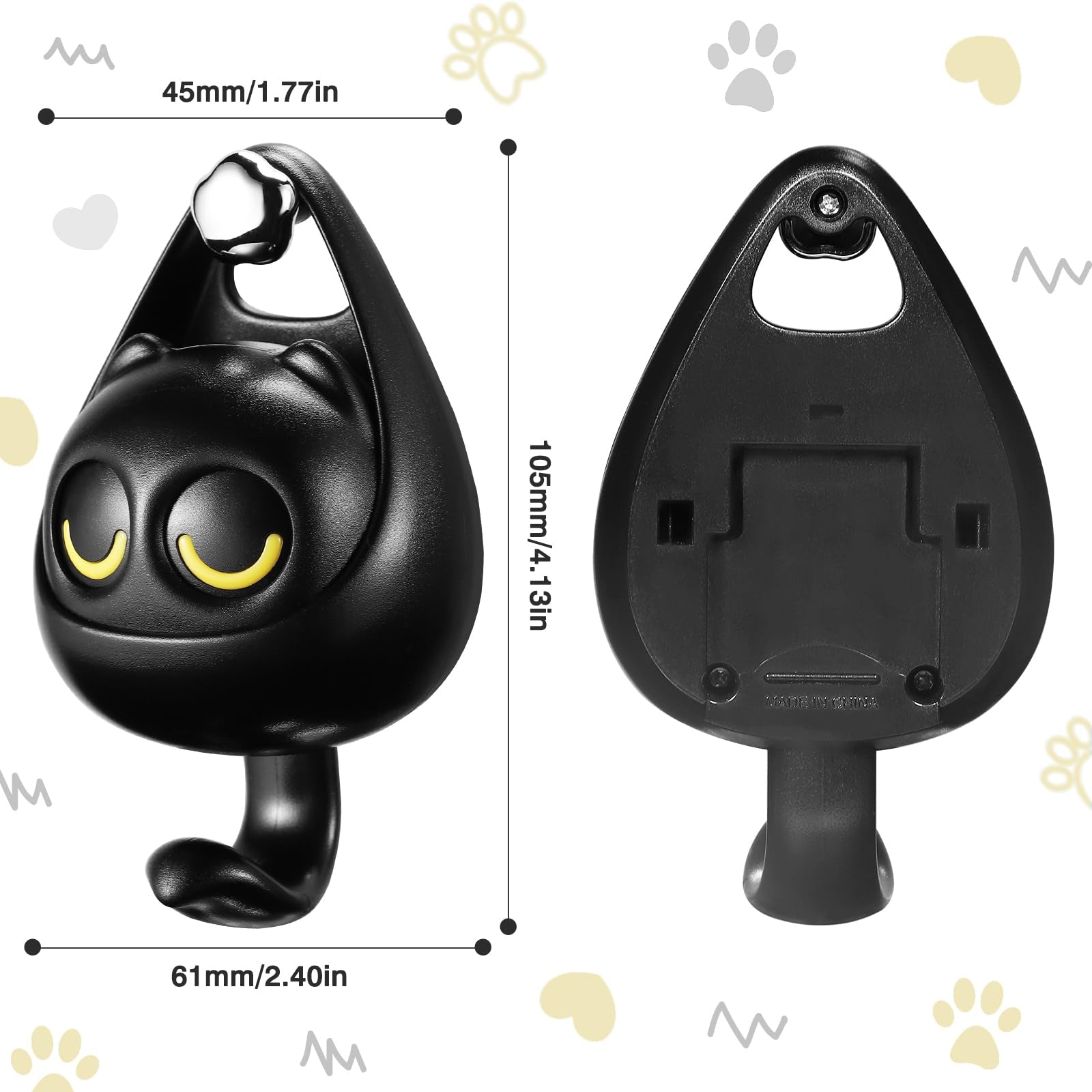 1+1 Free | PawsHooks™ Decorative Functional Hold