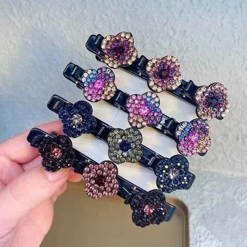 GemClips™ Stone Braided Hair Clips