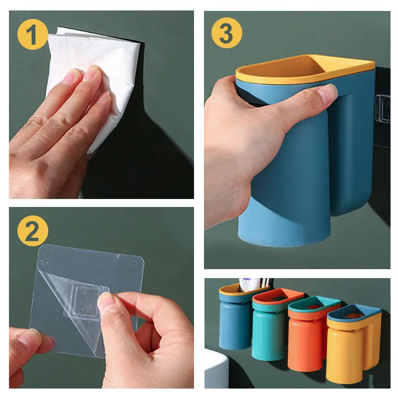 BrushCaddy™ Space-Saving Hygiene