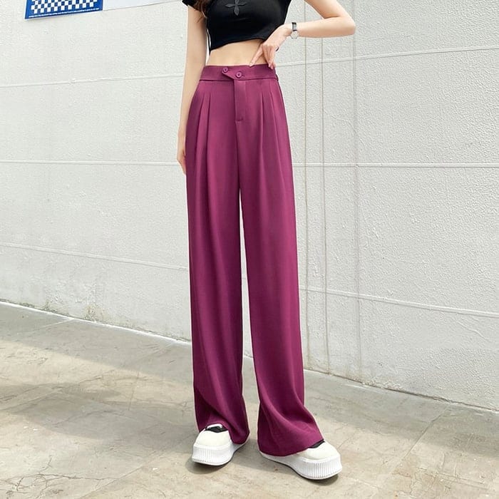 Aloisia™ Wide-Leg High-Waisted Pants