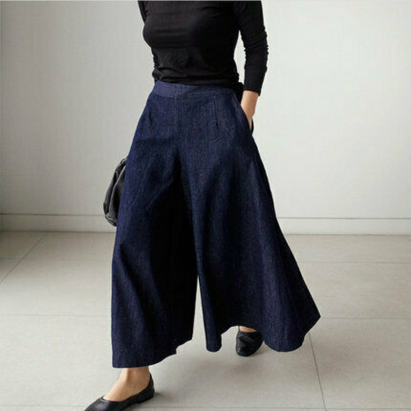 Summer Pants with Wide Legs for Women | Classic