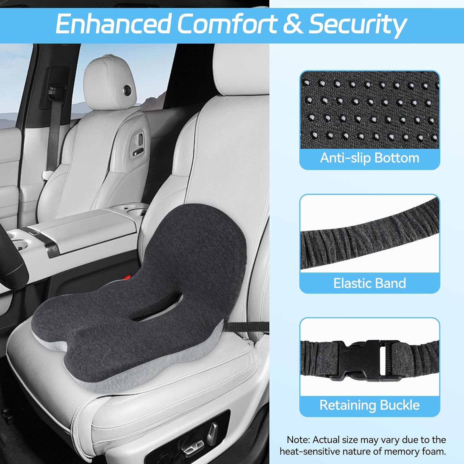 RelaxSeat™ Relaxed Support Cushion