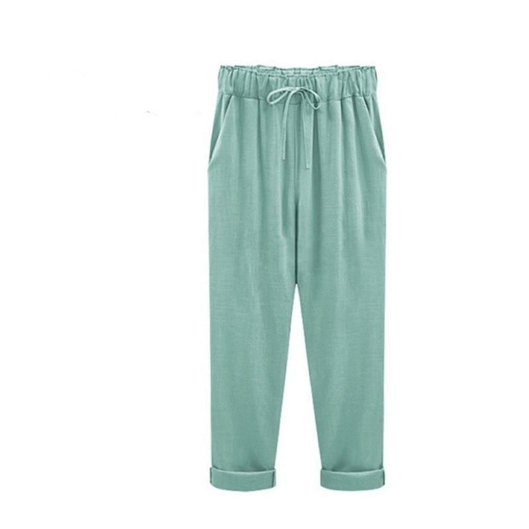 Casual Women's Summer Pants with Drawstring