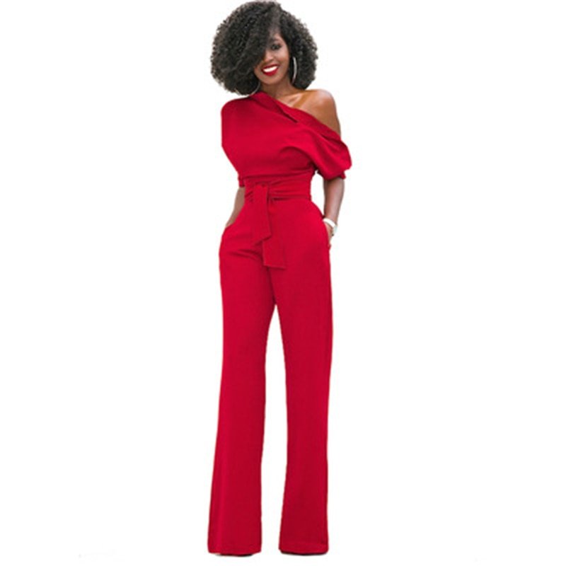 Asymmetrical Elegant Jumpsuit for Women | Formal